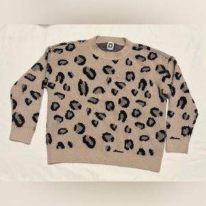 Anne Klein Cheetah Sweater Large